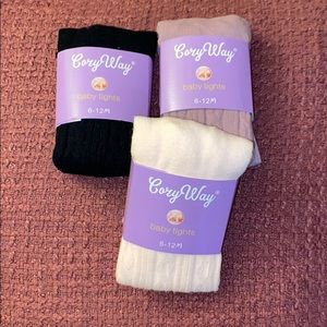 Baby Girl Black Tights